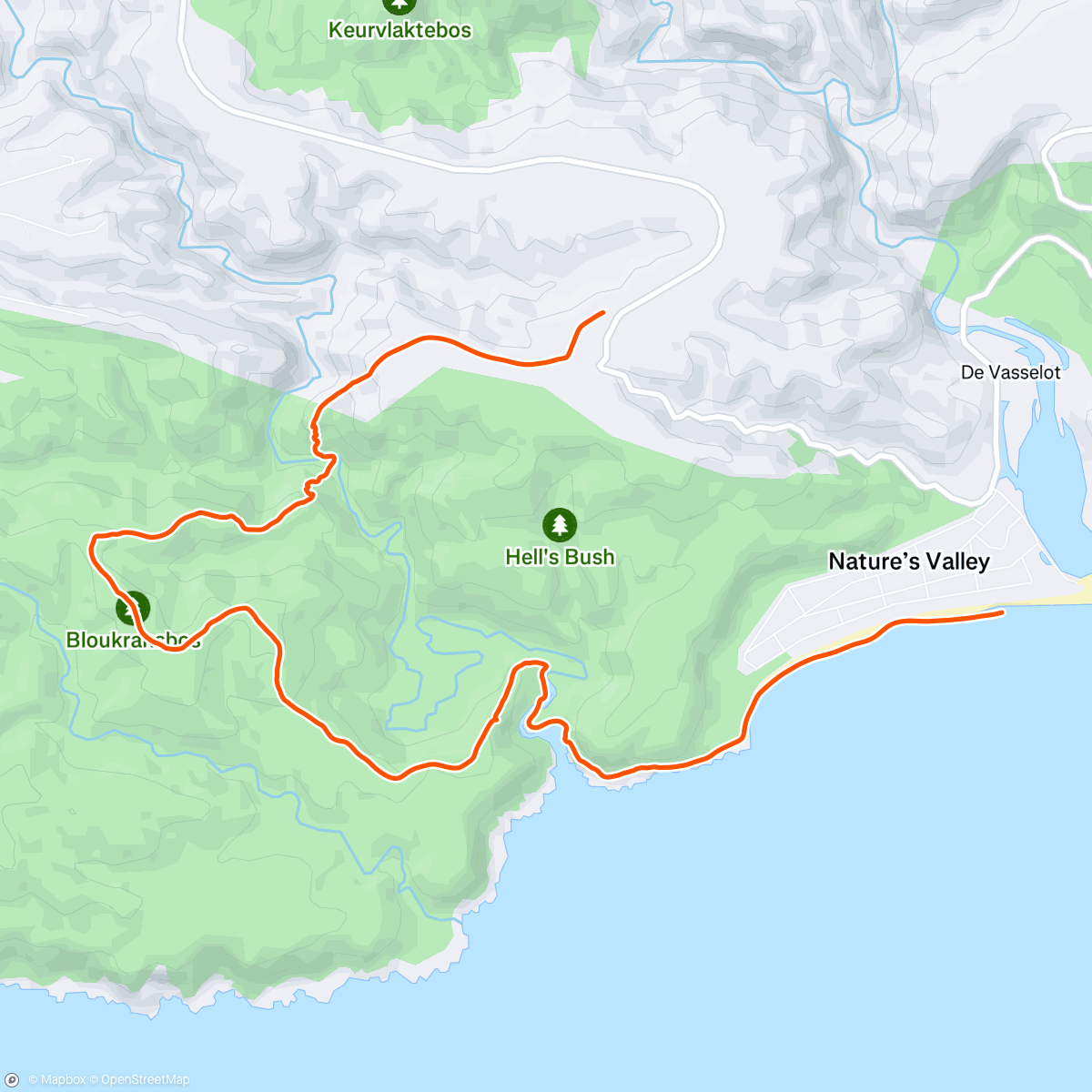 Map of the activity, Might be the best trail run in the world