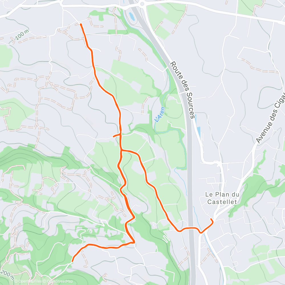 Carte de l'activité