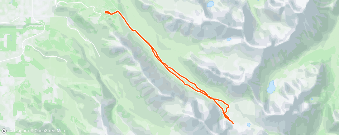 Map of the activity, Crust Ski