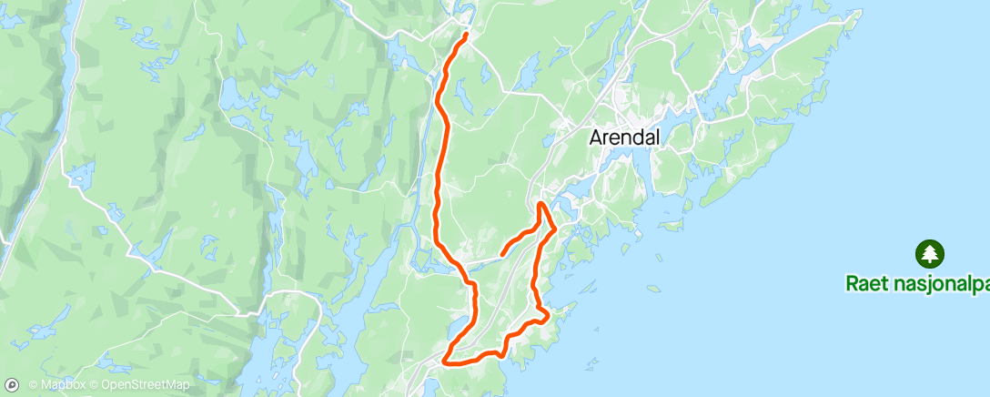 Map of the activity, Intervaller