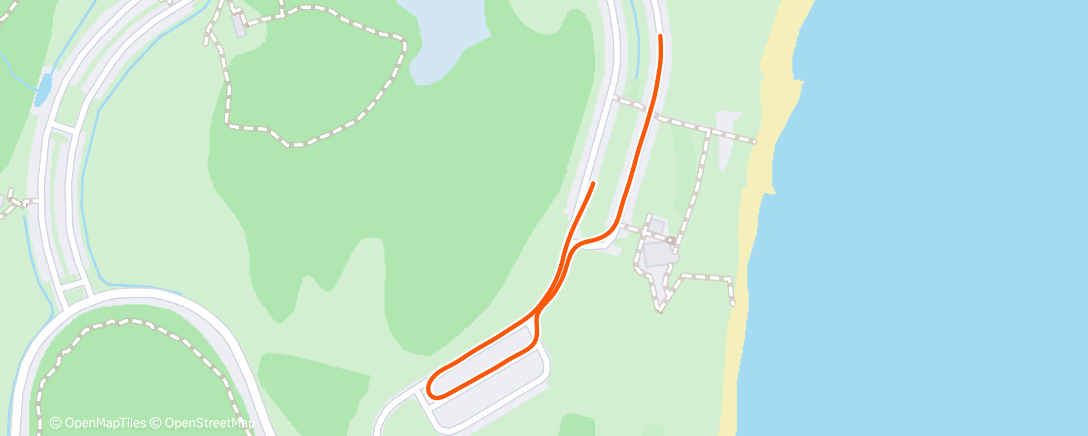 Map of the activity, Morning Run