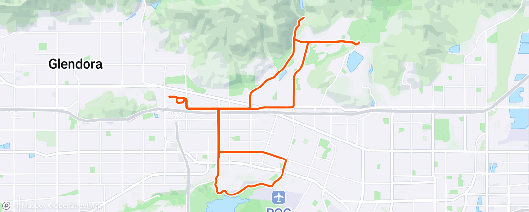 Map of the activity, Morning Ride