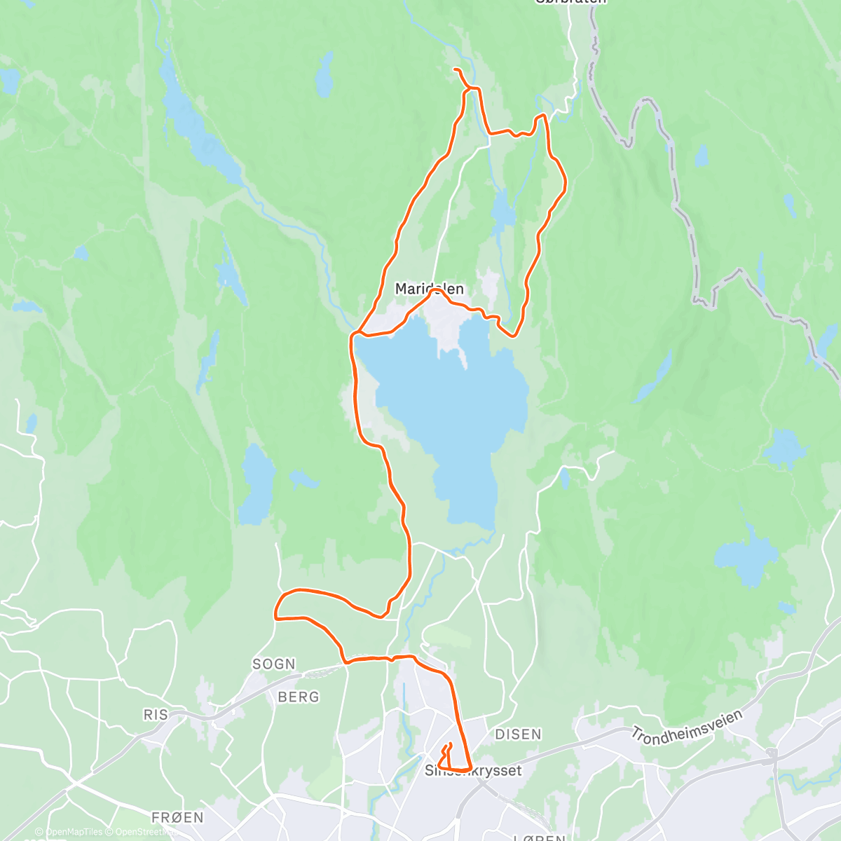 Map of the activity, Rolig rullings (3)