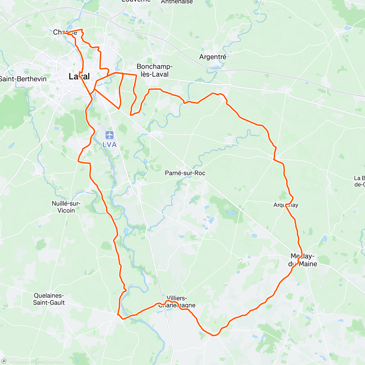 Map of the activity, Attaque à Outrance le dimanche matin ! 🥵 🤝🏼 ☀️