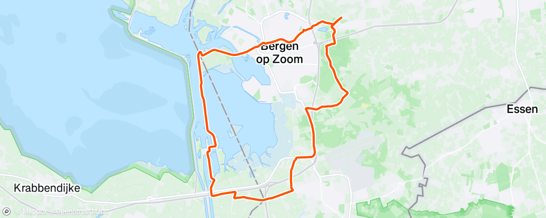 Map of the activity, Morning Ride