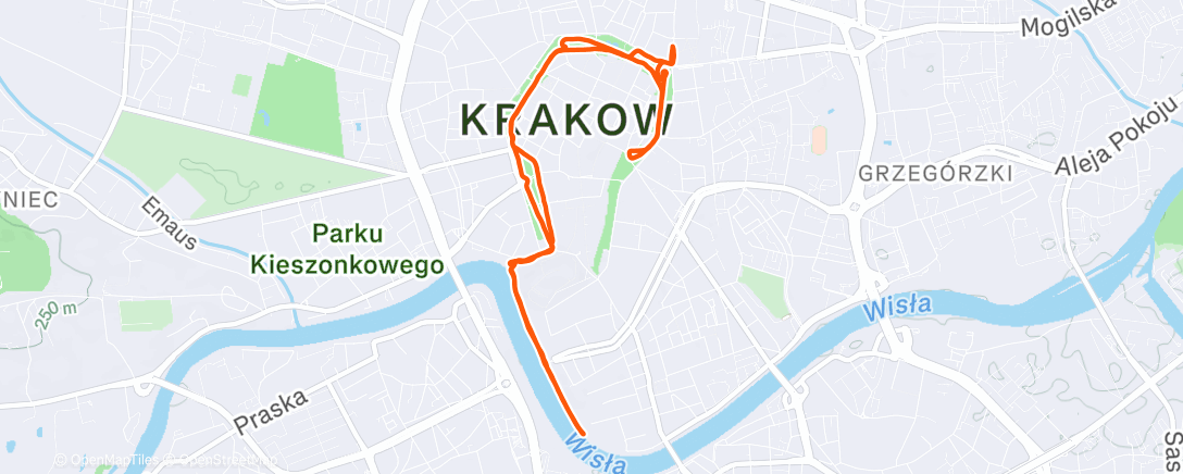 Map of the activity, 0h40 LIT