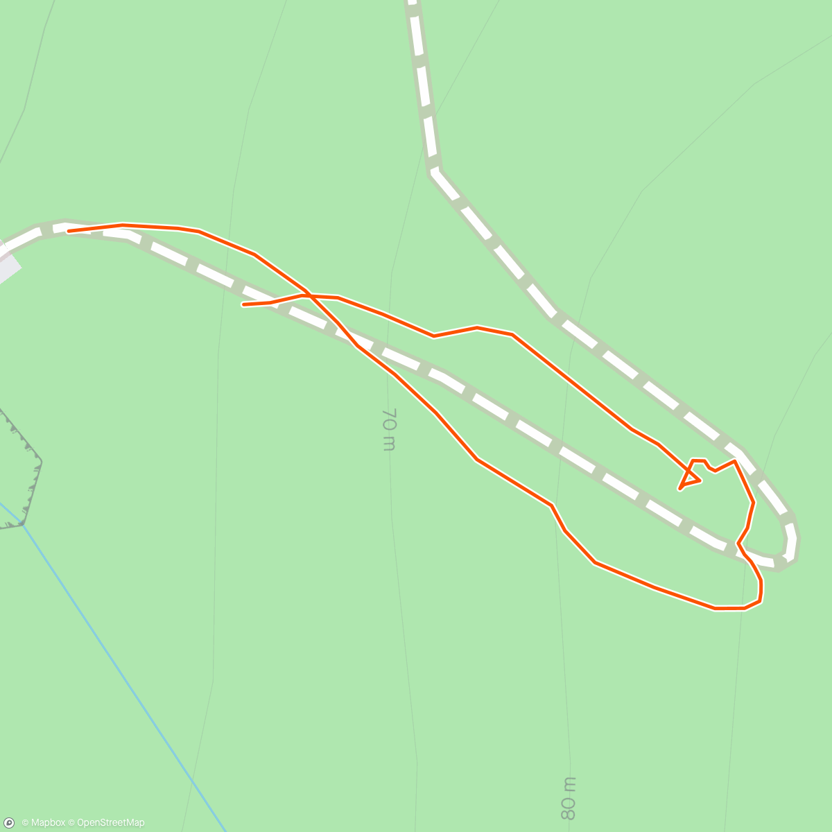 Mapa da atividade, Afternoon Hike Multnomah falls