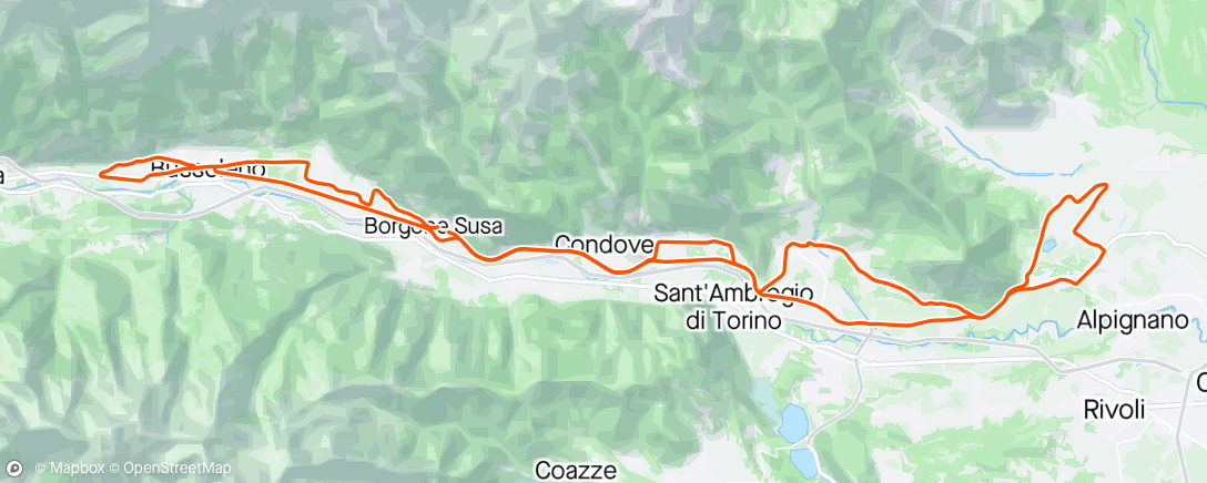 Map of the activity, Giro in bdc con Sandro e Diego.