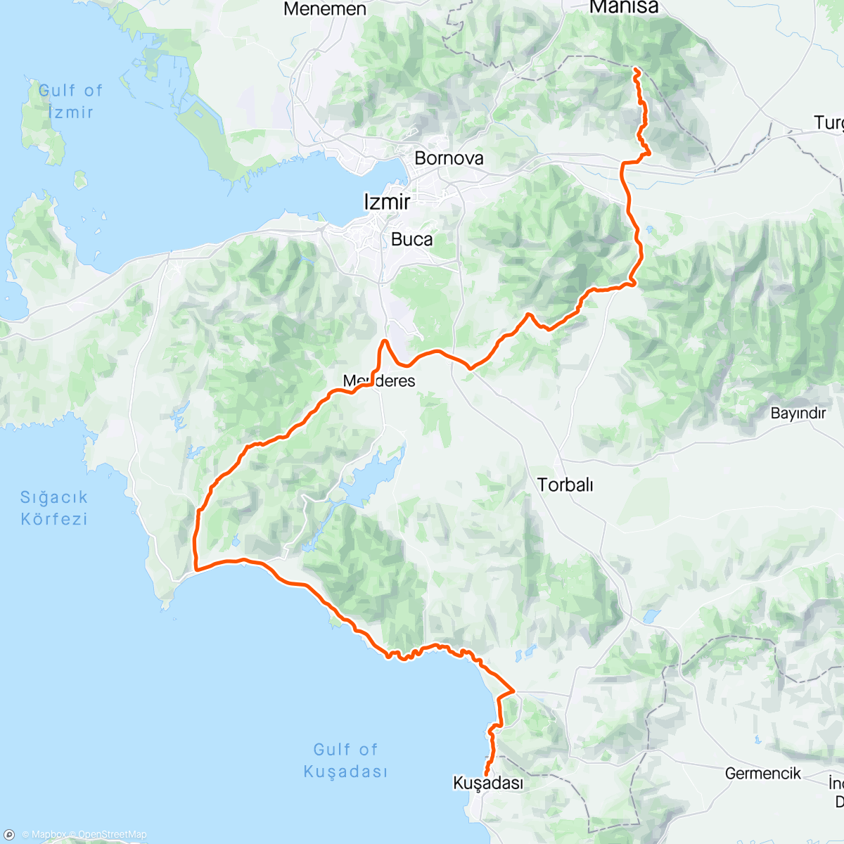 Map of the activity, Tour of Turkey 2024 Stage 6