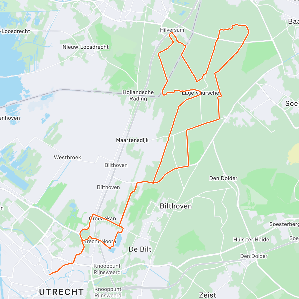 Map of the activity, Blij dat ik glij