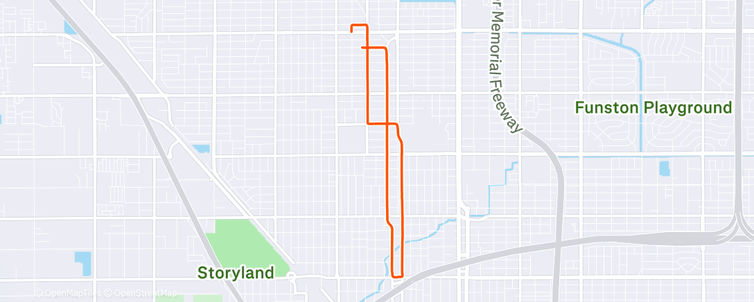 Карта физической активности (Tower District)