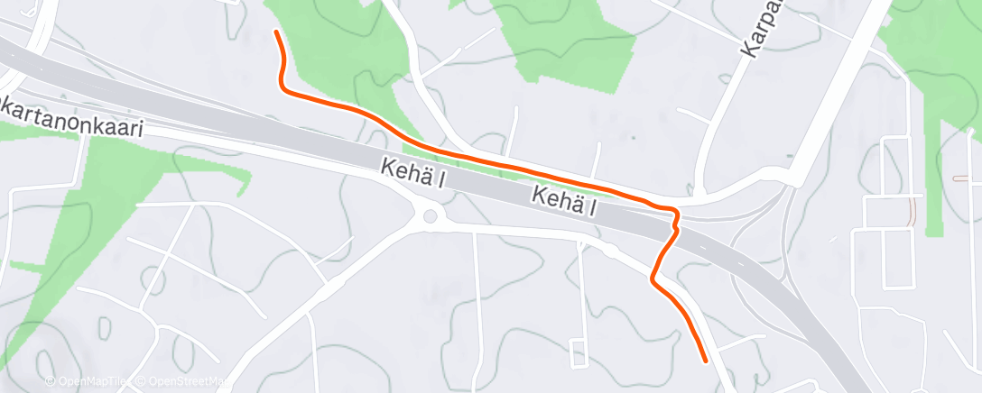 Карта физической активности (Morning Hike)