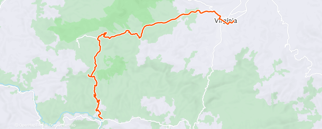 Map of the activity, Mine Trail 🙏🏼🔥🥵⛰️🏃🏻👍🏼