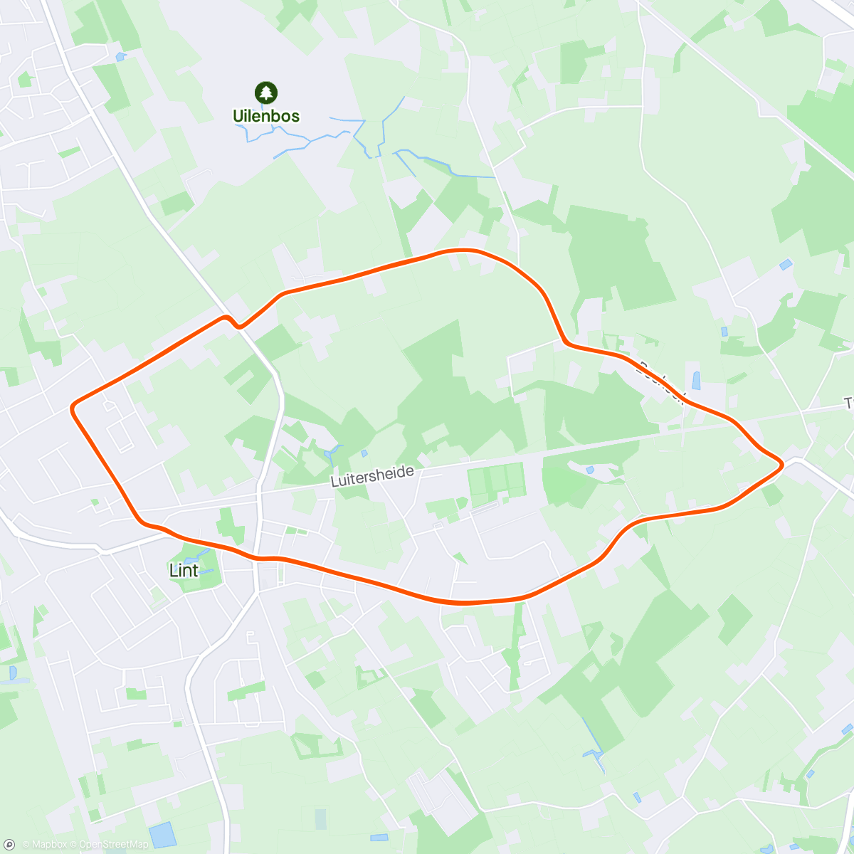 Mapa de la actividad (VWV - Suikerkoers Lint)