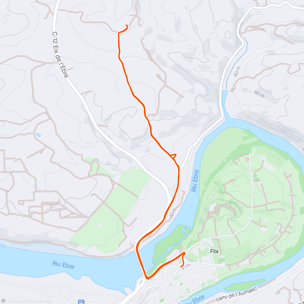 Mapa da atividade, Passeig amb Coco