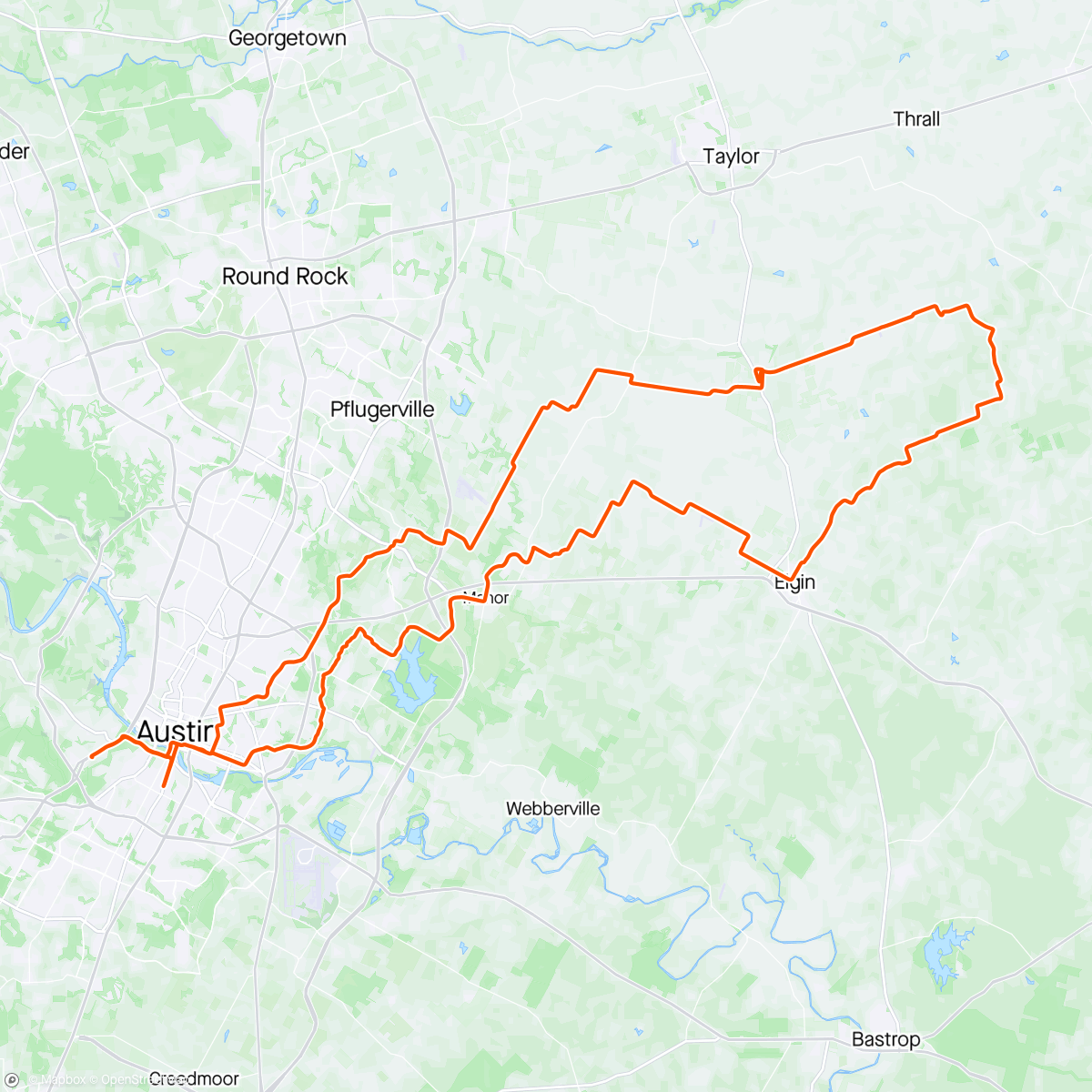 Map of the activity, Great route and even better company!