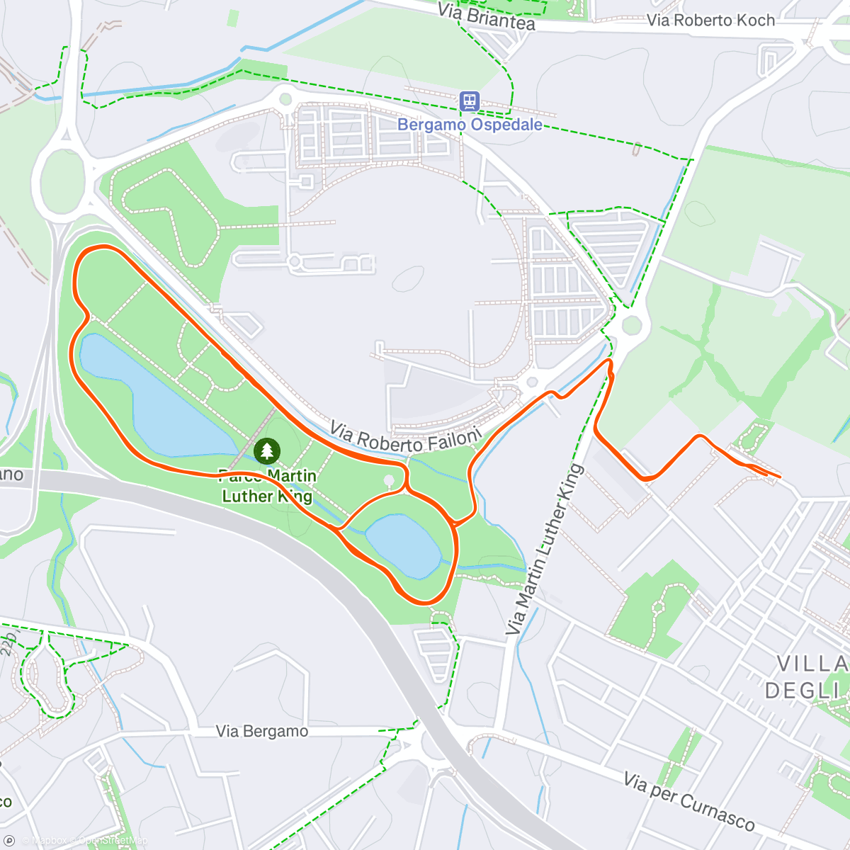 Map of the activity, Gemellaggio