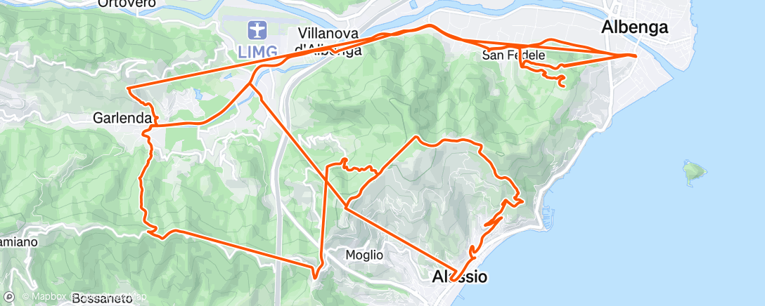 Mapa de la actividad (Shuttles Finale - West Side)