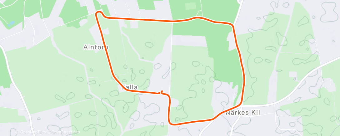 Map of the activity, Ut å njut🌅