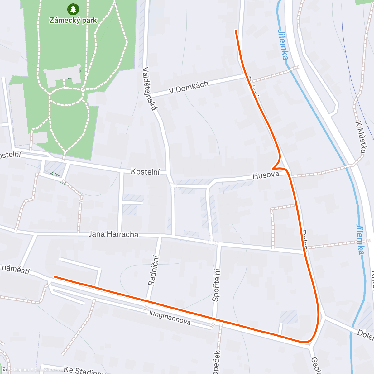 Map of the activity, Morning Ride