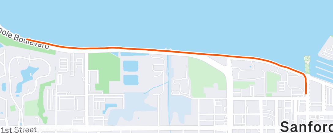 アクティビティ「Course à pied dans l'après-midi」の地図