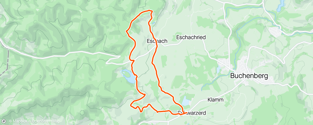 「Mittagswanderung」活動的地圖