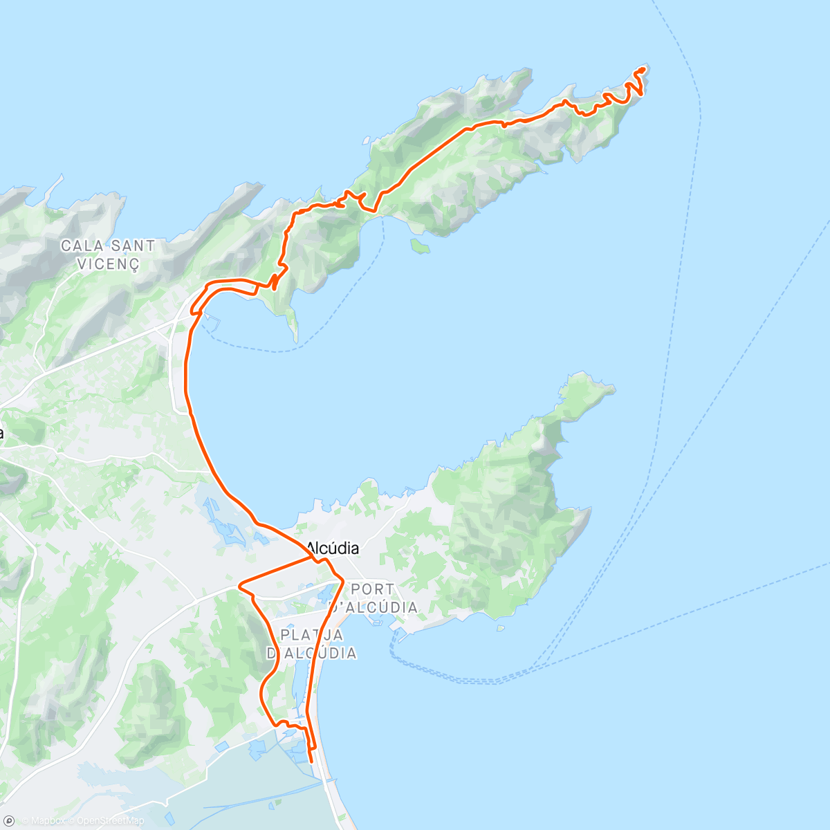 活动地图，Majorca 2024 - Day 4