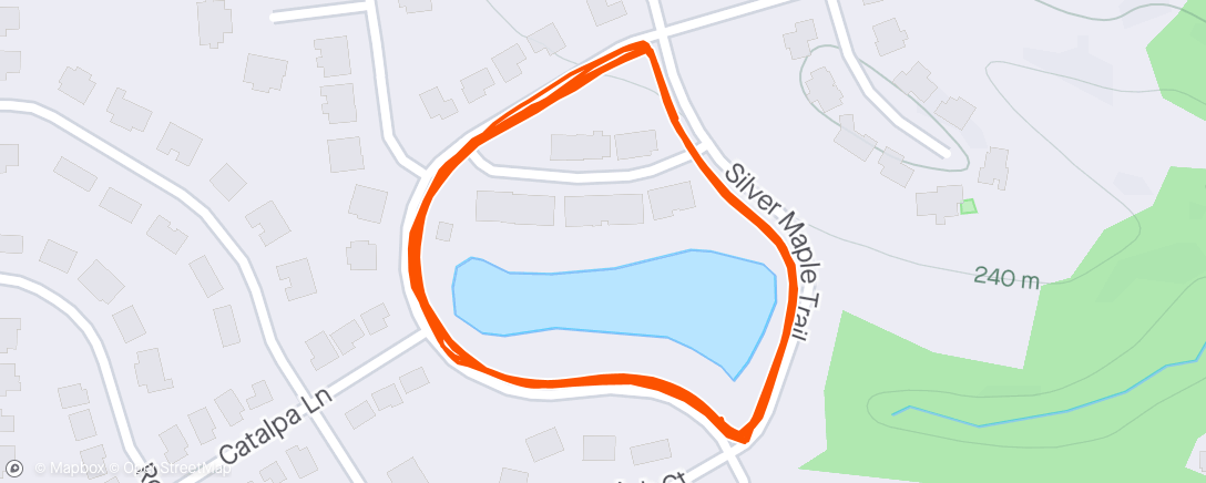 Map of the activity, LMR Practice 5K
