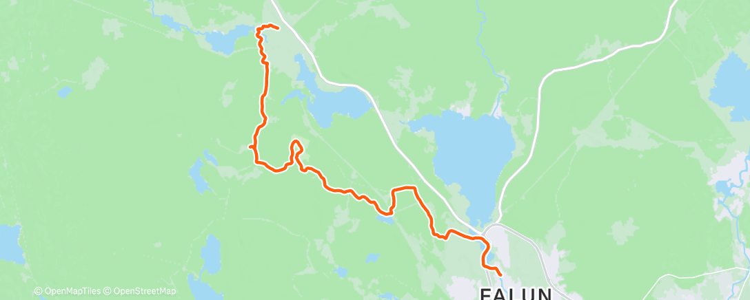Map of the activity, DSA - Ironman 70.3 terränglöp