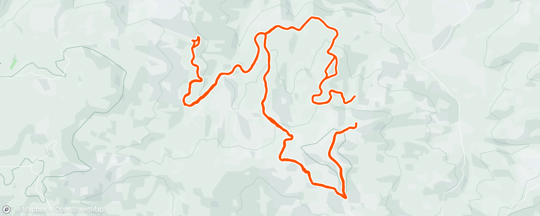 Map of the activity, Morning Run