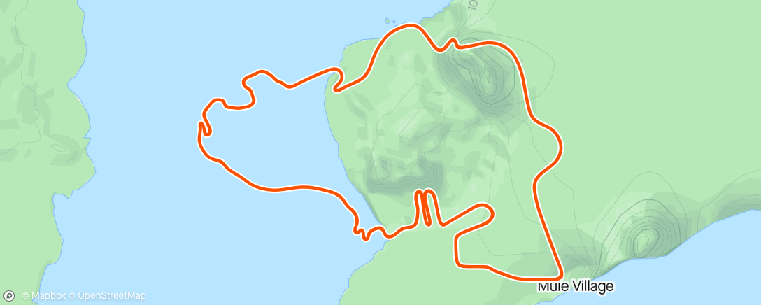 Map of the activity, Zwift - 10- 300W x3min Tempo Intervals in Watopia