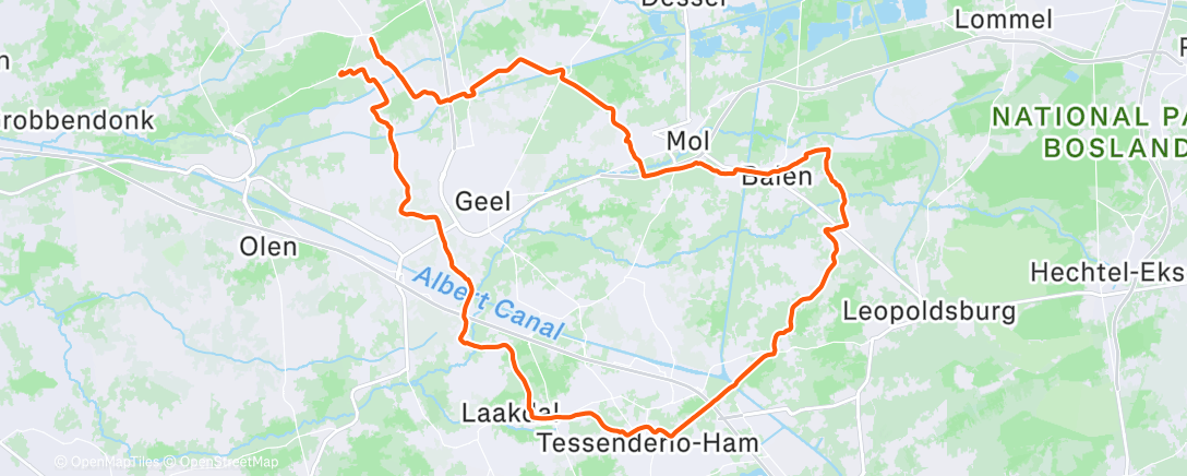 Map of the activity, WTC - Oostham