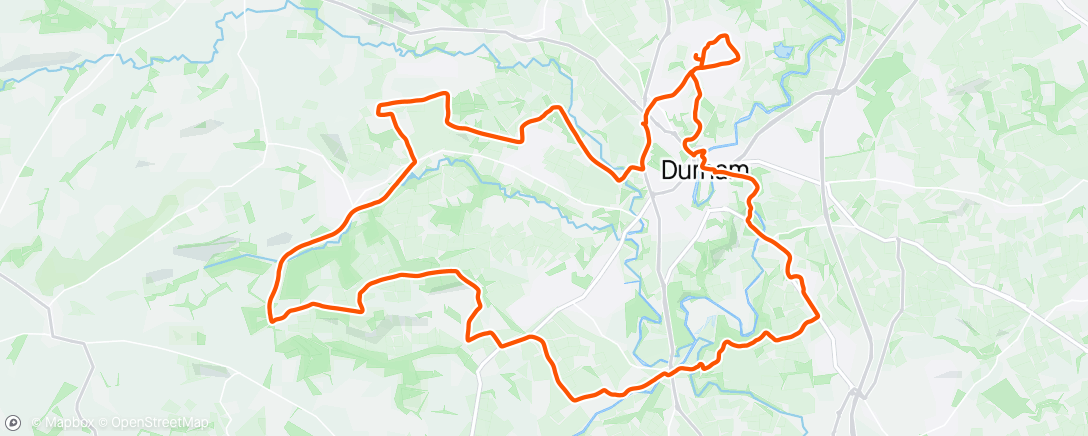 Map of the activity, Gravel ride