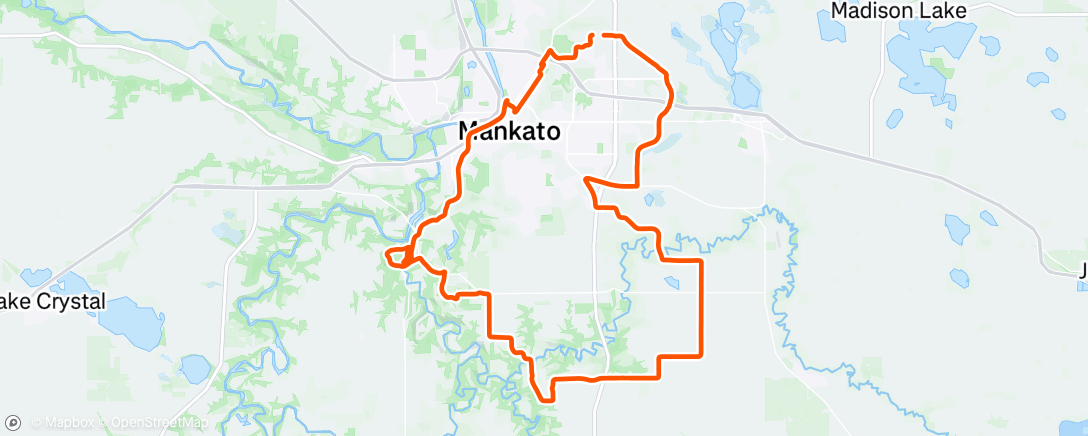 Map of the activity, Group gravel