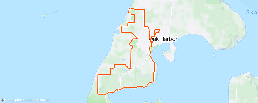 Map of the activity, Saturday ride with Tara