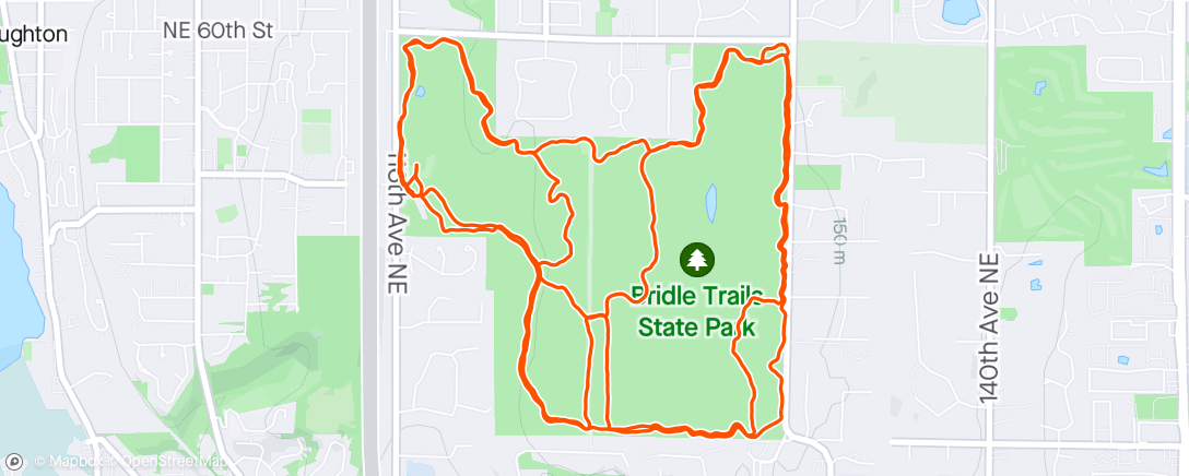 Map of the activity, Couple Loops While Dodging Horse Poops