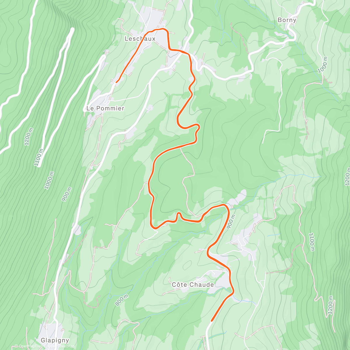Mapa da atividade, 6x1000 😵‍💫