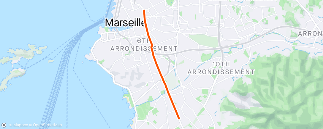 Mapa de la actividad, Commute AM