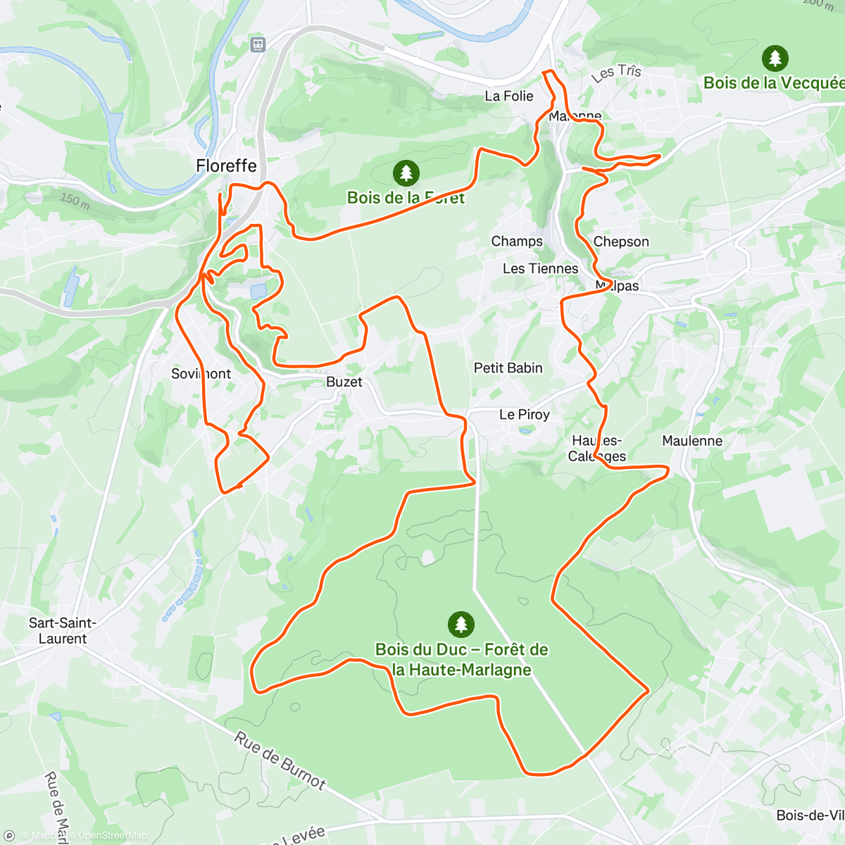 Map of the activity, Rando « a la recherche de la dernière flèche »