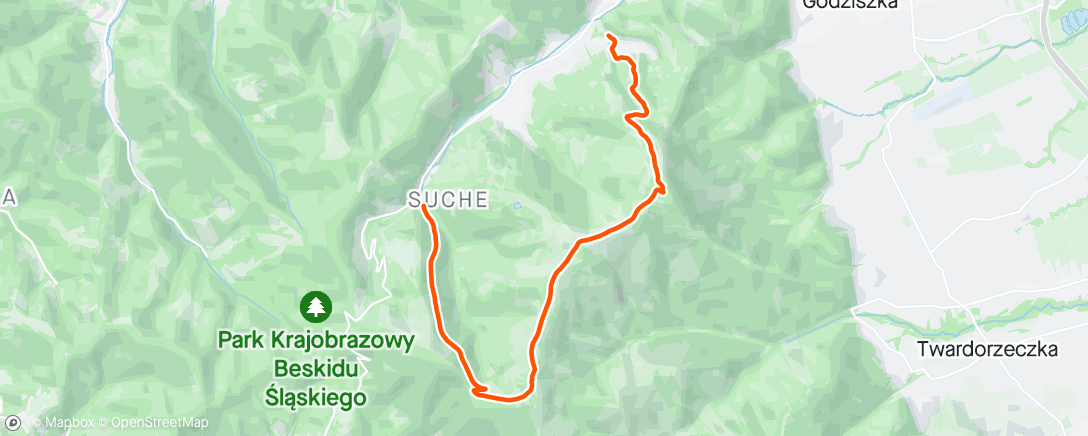 Map of the activity, Skrzyczne