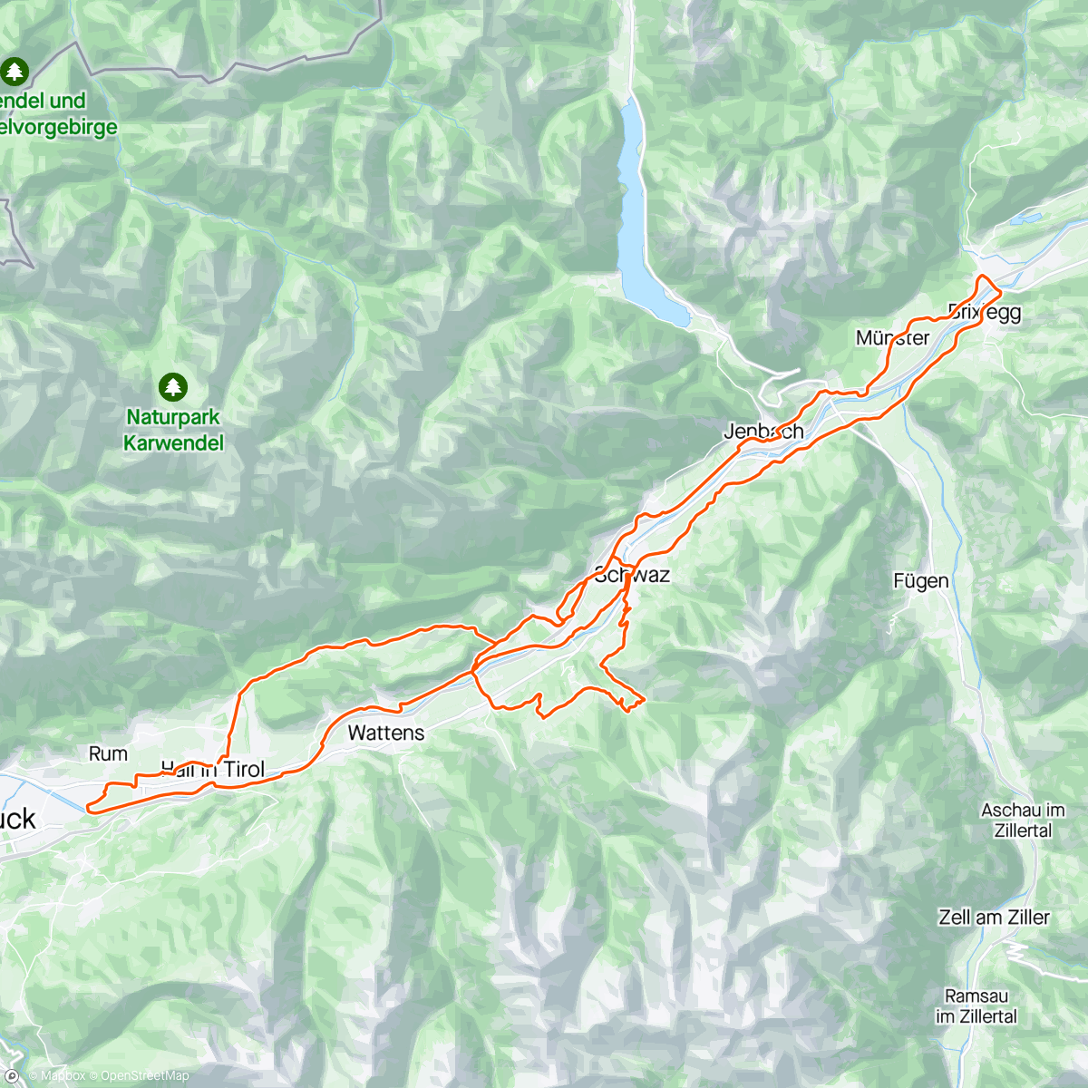 「Gruppenfahrt」活動的地圖