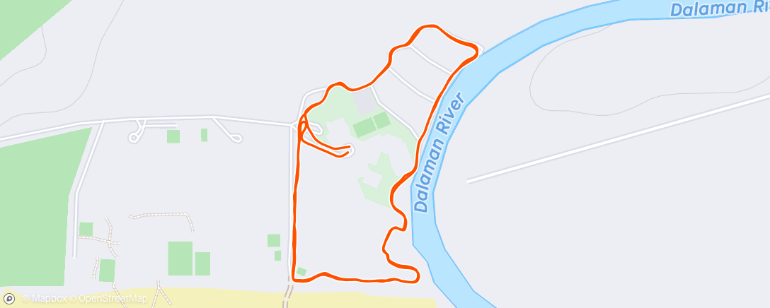 Map of the activity, Hotel perimeter "running track" x2 before lunch