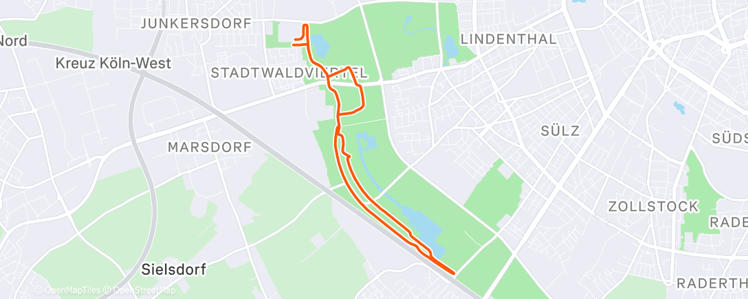 Map of the activity, Turbo Cross Test Ride