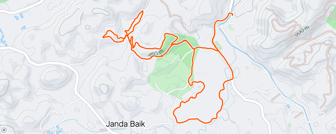 Карта физической активности (Score Trailblazer Run in Malaysia)