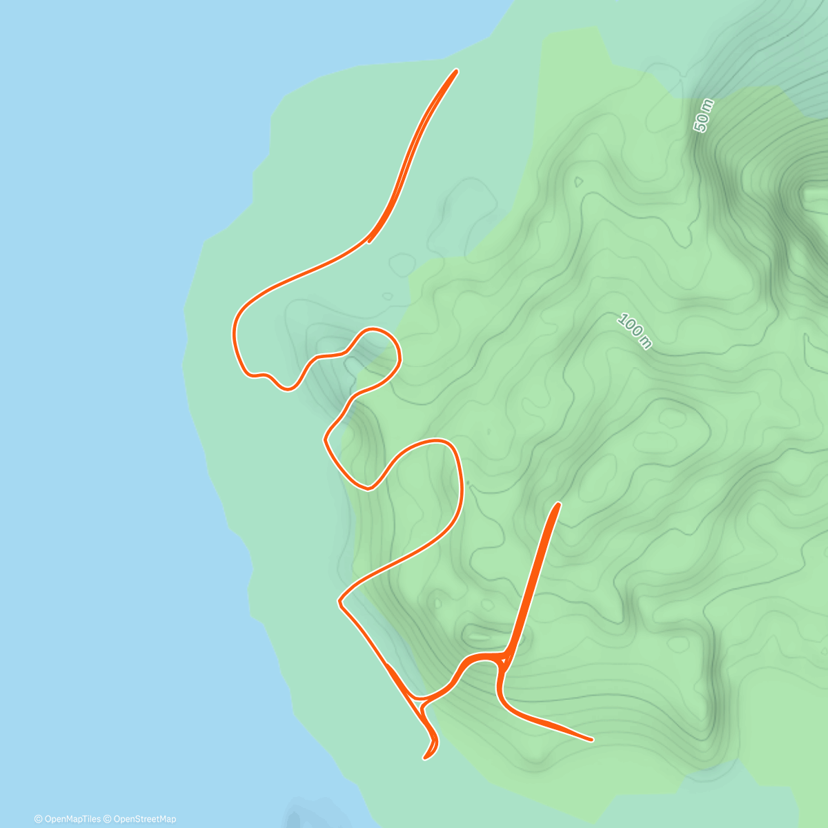 Map of the activity, 251202 Last Ride as a Minor...