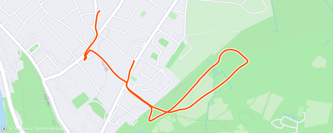 Map of the activity, Evening Walk