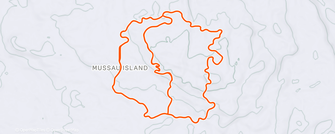 Карта физической активности (TrainingPeaks Virtual - Crossover Circuit)