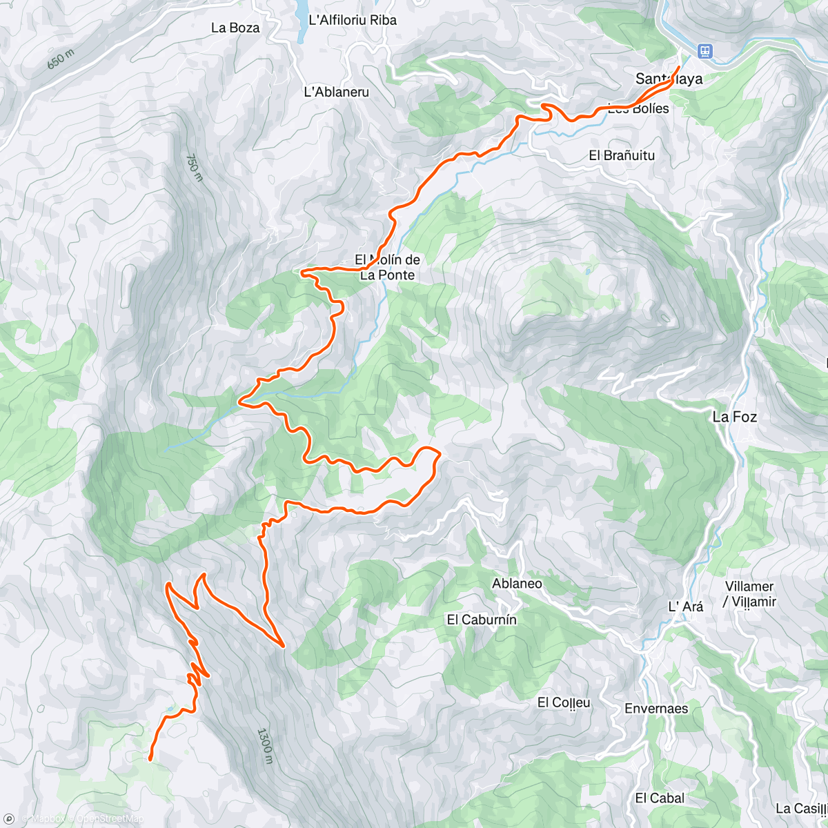 Map of the activity, ANGLIRU 🤩🔥🔥🔥🇪🇸