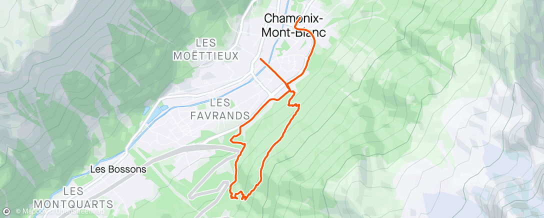 アクティビティ「Cascade du Dard」の地図