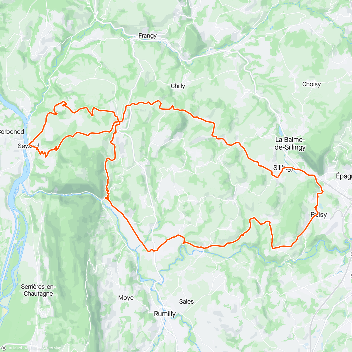 Map of the activity, Petit bonjour au Mt des Princes
